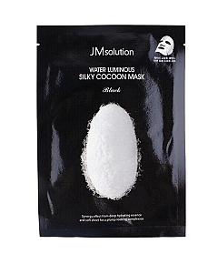 JMsolution Water Luminous Silky Cocoon Mask Black - Маска для лица с протеинами шелка 30 мл